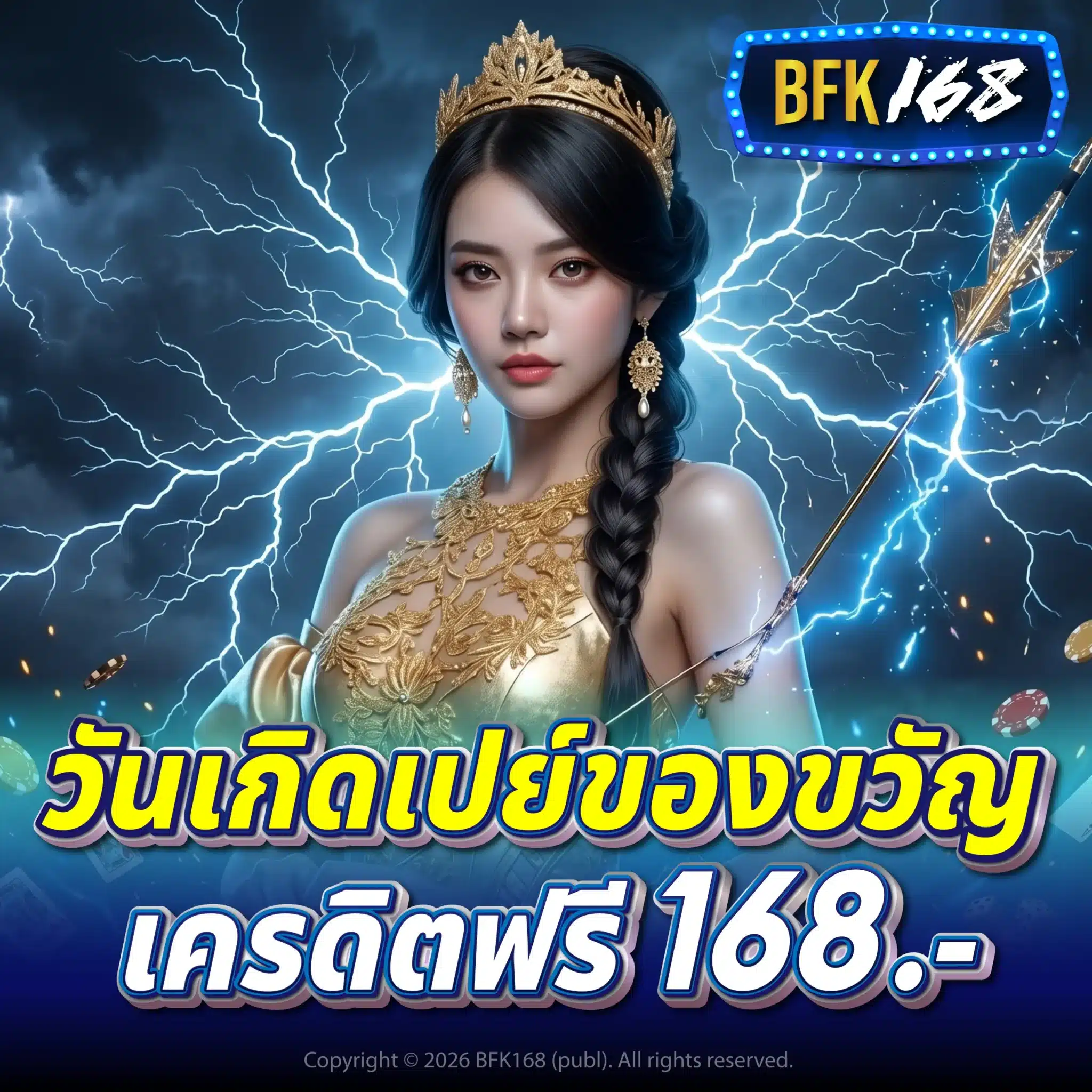 bfk168x - วันเกิดเปย์ของขวัญ เครดิตฟรี 168.-